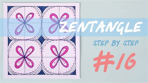 Use the search bar at the top right corner of the list to quickly find specific patterns. Zentangle step by step tutorial #16 - YouTube