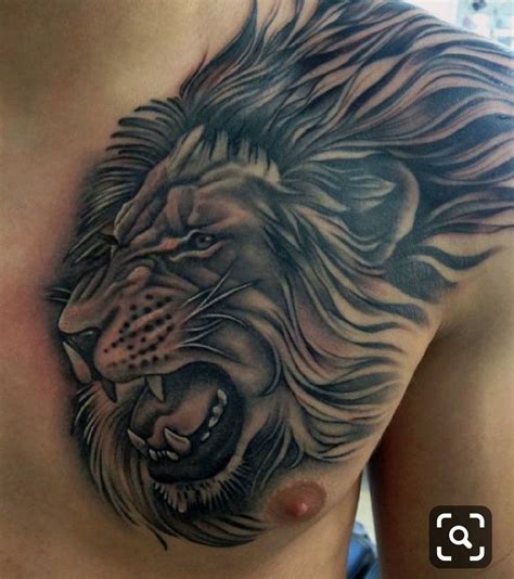 Pin By Fırat Han On Dövme1 Chest Tattoo Men Cool Chest Tattoos Lion