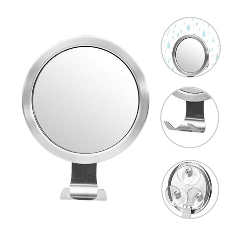 Shower Mirror Fogless With Razor Holder For Shaving No Drilling And Removable Fogless Mirror For