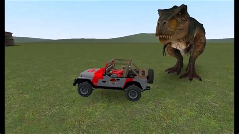 Jurassic Park Dinosaur Battle Garrys Mod Youtube