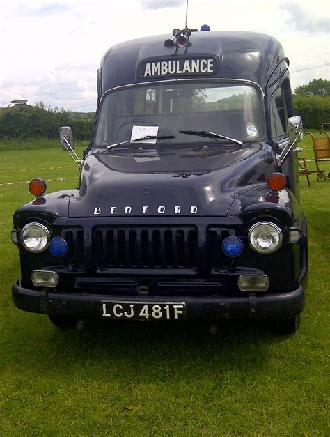 Bedford J1 Ambulance Front The Front View Of Lcj481f Bedfo Flickr