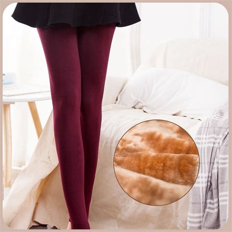 Brand Pvsi Autumn Winter Women Pantyhose No Feet Thicken Plus Velvet Warm Tights Slim Hips