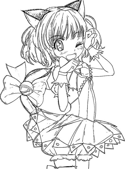 Print Tokyo Mew Mew Coloring Page Download Print Or Color Online For