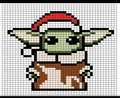 Baby Yoda Pixel Art Minecraft Images Babyyodaabout