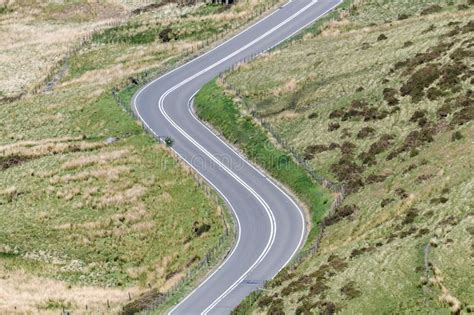 Winding Road With Green Hills Stock Photo Image Of Outdoor Green