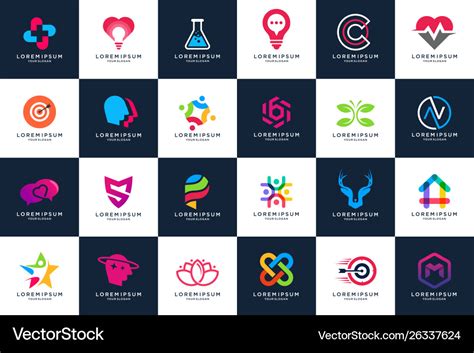 Best Modern Logo Design Collections Royalty Free Vector