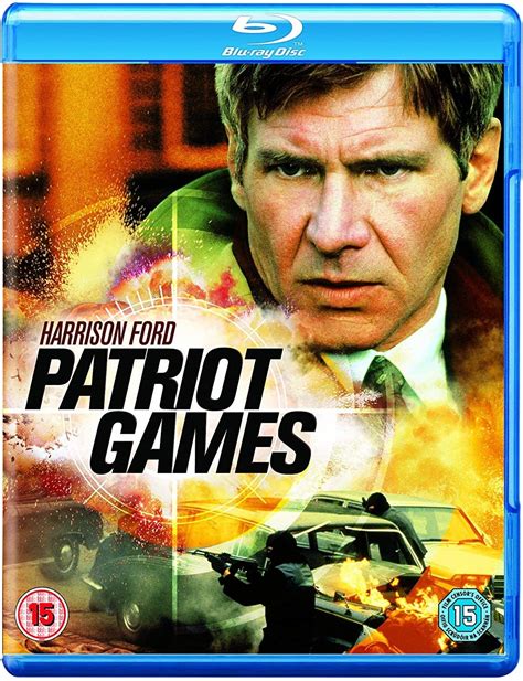 Patriot Games Blu Ray 1992 Region Free Uk Harrison
