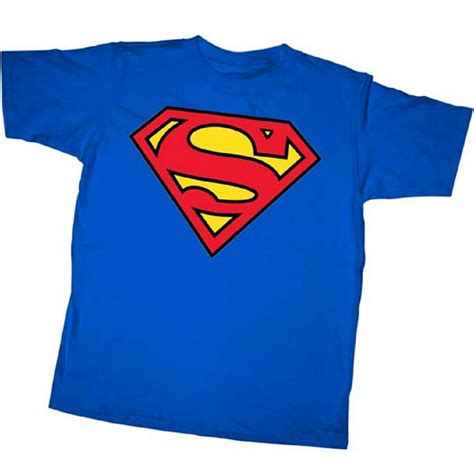 Dc Comics Superman Classic Shield Logo Adult And Youth T Shirt