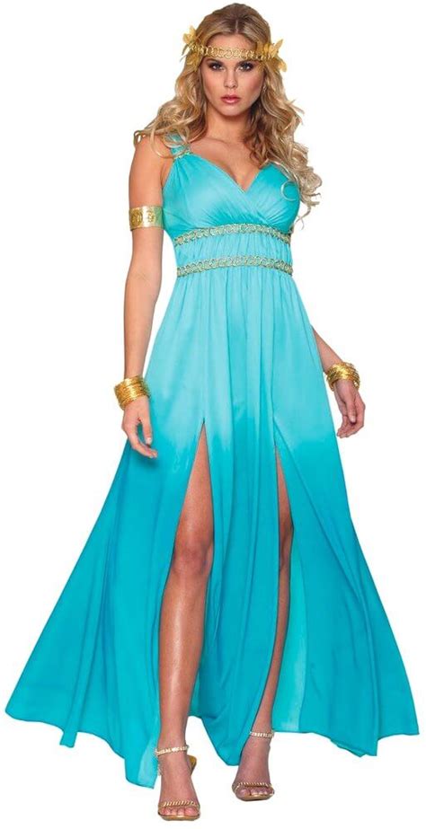 Maybe you would like to learn more about one of these? Adult Aphrodite Teal Goddess Costume - Candy Apple Costumes - Greek & Roman Costumes