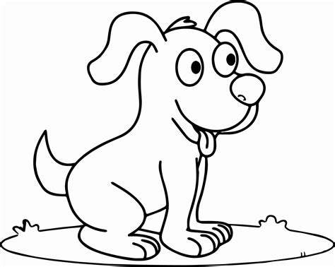 Cartoon Dog Coloring Pages Inspirational Cute Happy Smiling Puppy Puppy