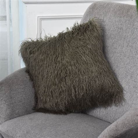 1pc 4343cm Soft Faux Wool Washable Cushion Warm Hairy Seat Pillowcase