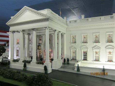 White House Construction Diorama Picture Of Presidents Hall Of Fame