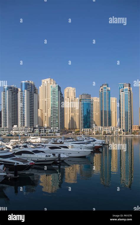 United Arab Emirates Dubai Dubai Marina Stock Photo Alamy