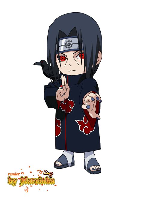 Render Chibi Itachi By Marcinha20 On Deviantart In 2020 Anime Chibi