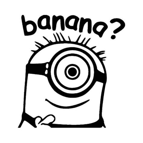 Buy Minion Banana Vinyl Decal Sticker Online
