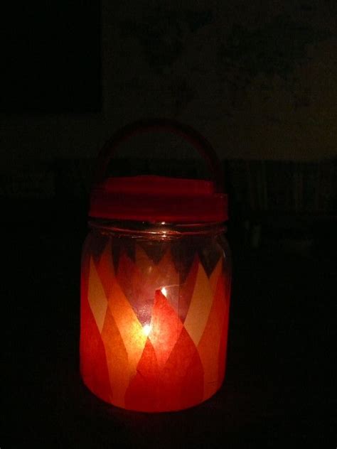 Pretend Camping Lantern Craft — Here We Are Together Camping Crafts