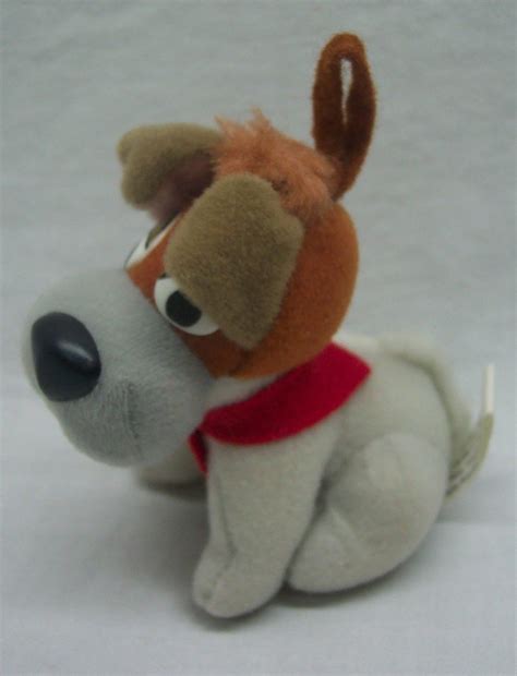 Mcdonalds Walt Disney Oliver And Company Dodger Dog 4 Plush Stuffed