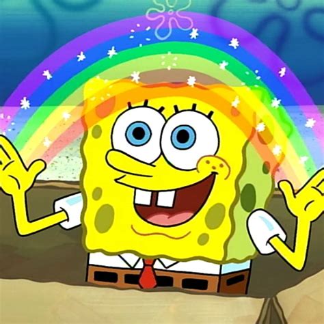 Spongebob Squarepants Rainbow Meme Spongebob Squarepants Video Clip Nick