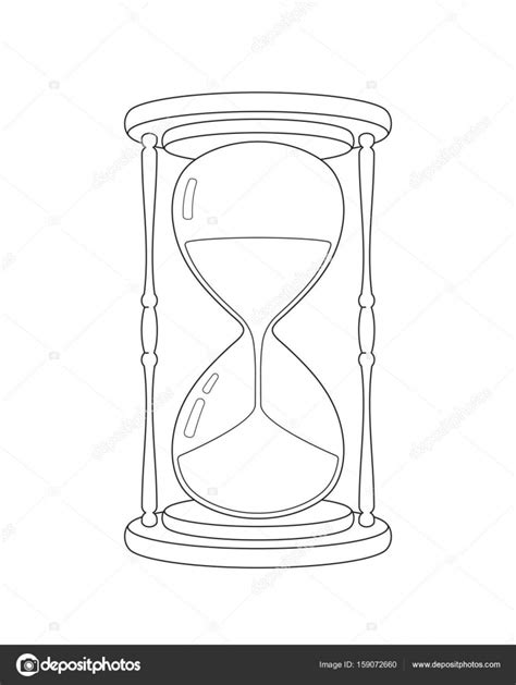Vector Hourglass Sketch Stock Vector Image By ©stevepaint 159072660
