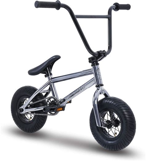 Sullivan Bmx Bike For Kids Ambush Mini Stunt Bike Silver Chrome Gun