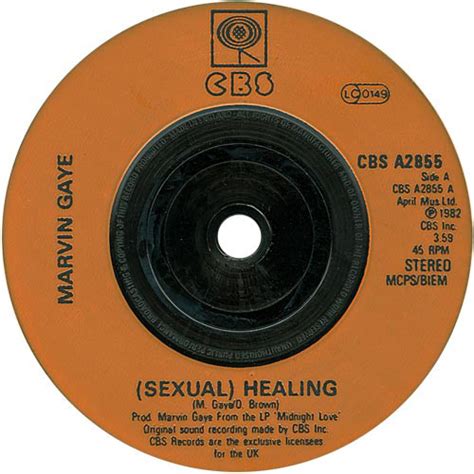 Marvin Gaye Sexual Healing 1982 Orange Injection Labels Vinyl Discogs