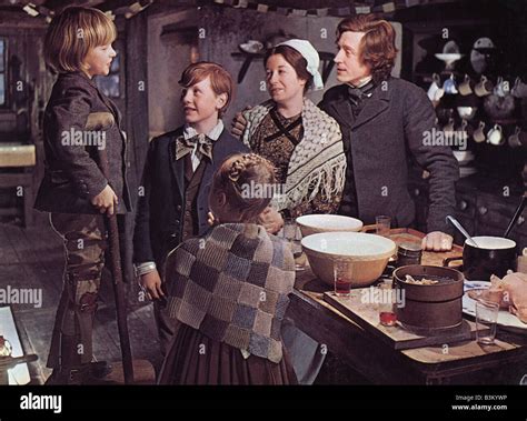 Scrooge 1970 Cinema Centre Film With David Collings At Right As Bob Cratchit And Frances Cucka