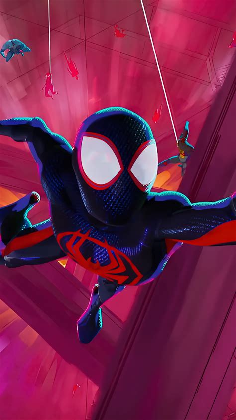 Miles Morales Spider Gwen Spider Man Across The Spider Verse Movie