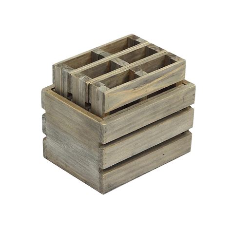 Crates And Pallet 4 In Miniature Crate With 6 Pallet Coasters In
