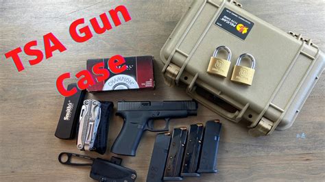 TSA How To Fly With Firearms TSA Approved Pistol Case YouTube