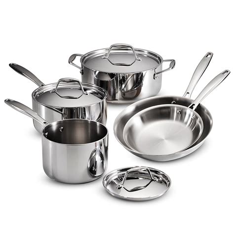 Top 10 Tramontina 14piece Triply Clad Stainless Steel Cookware Set