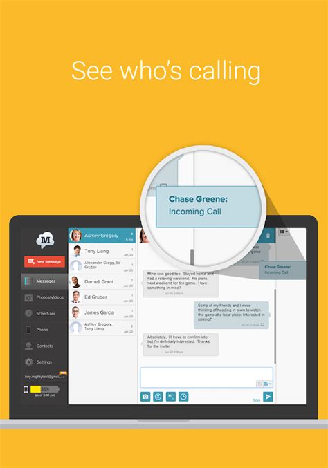 Trusted by over 130 million users. SMS from PC / Tablet & MMS Text Messaging Sync - Android ...