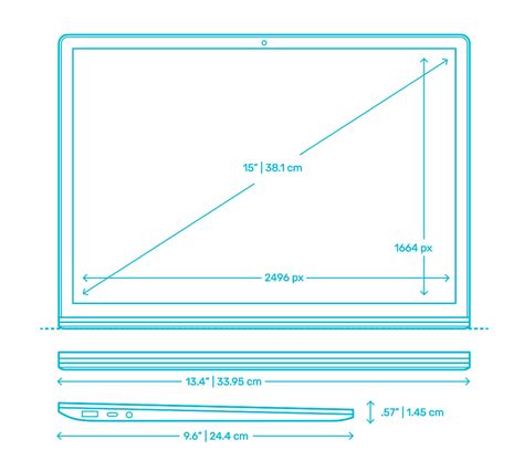 Microsoft Surface Laptop 3 15” Dimensions And Drawings Dimensionsguide