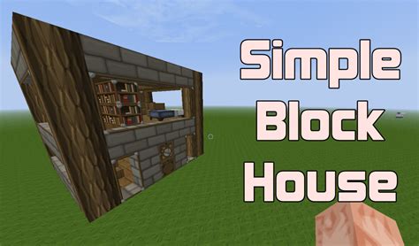 Simple Block House Minecraft Map