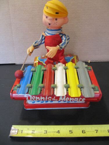 Dennis The Menace Battery Operated Xylophone Japan Toy Vintage Ebay