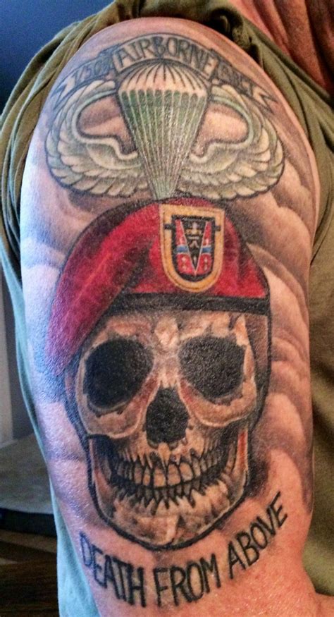 Airborne Tattoos Pinterest Army Tattoos Army And Tattoos And