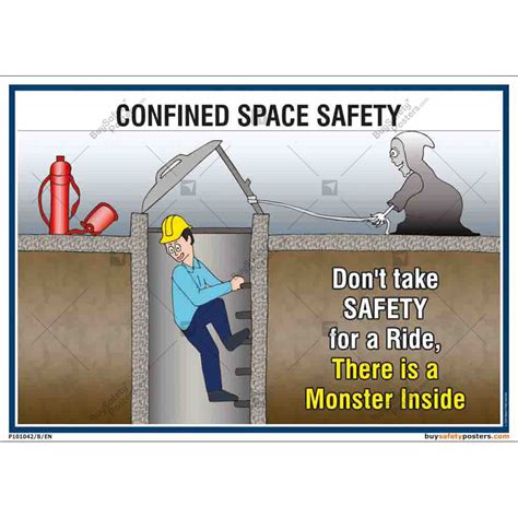 Brady Csp Confined Space Safety Poster From Cole Parm
