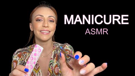 asmr portugal manicure com sons extremamente satisfatórios youtube