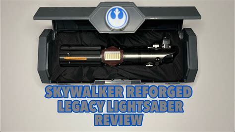galaxy s edge skywalker reforged legacy lightsaber review youtube