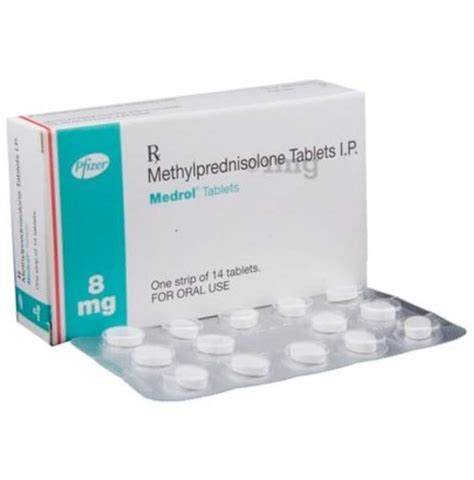 Medrol 8 Mg Methylprednisolone At Best Price In Pune By Majithia Agency