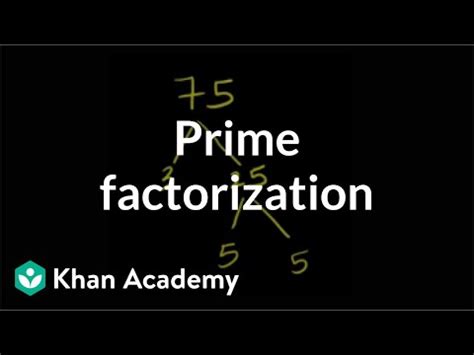 By rohan mathew march 26, 2021. Prime factorization (video) | Khan Academy