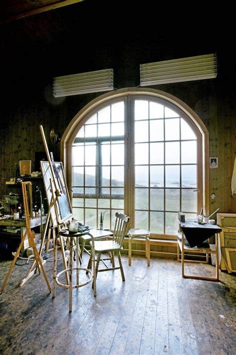 An Artists Painting Studio And Workroom Solid Wood Floors And Large