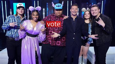 American Idol 2023 Top 5 Disney Voting Text Numbers Episode 14 May 2023