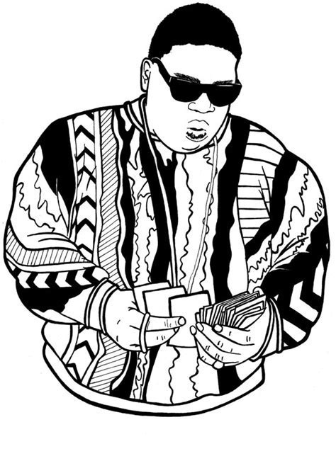 Biggie Smalls Colouring Pages Colouring Pages Coloring Home