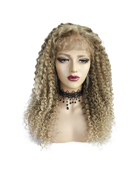 Curly Blonde Lace Front Long Wig Super X Studio