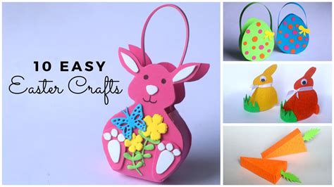 10 Easy Easter Craft Ideas To Make At Home Easter Crafts For Kids