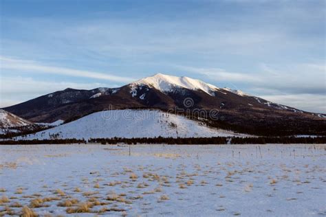 Humphreys Peak In Flagstaff Arizona Stock Image Image Of Peak Range