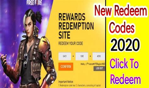 Click on the confirm button and go back to the game lobby. Free Fire Latest Redeem Codes 100% Working. in 2020 ...
