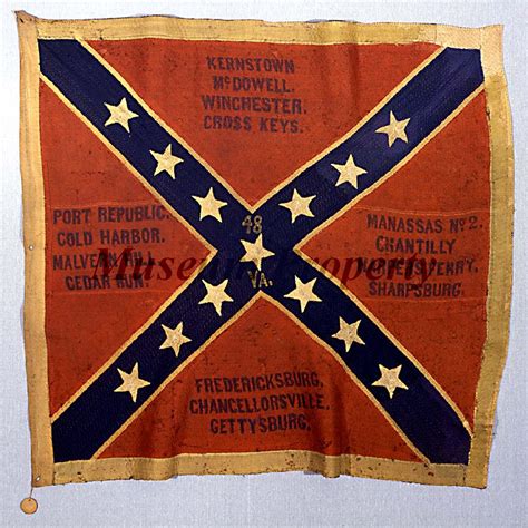 battle flag of the 48th virginia infantry issued prior to october 3 1863 captured at th