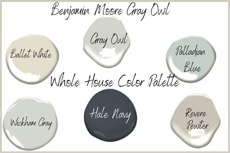 Benjamin Moore Gray Owl Paint Color Lantern Lane Designs