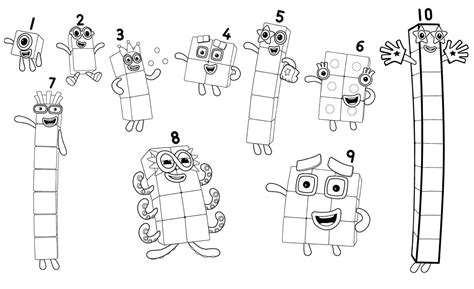 Desenhos De Numberblocks 1 Para Colorir E Imprimir Colorironlinecom